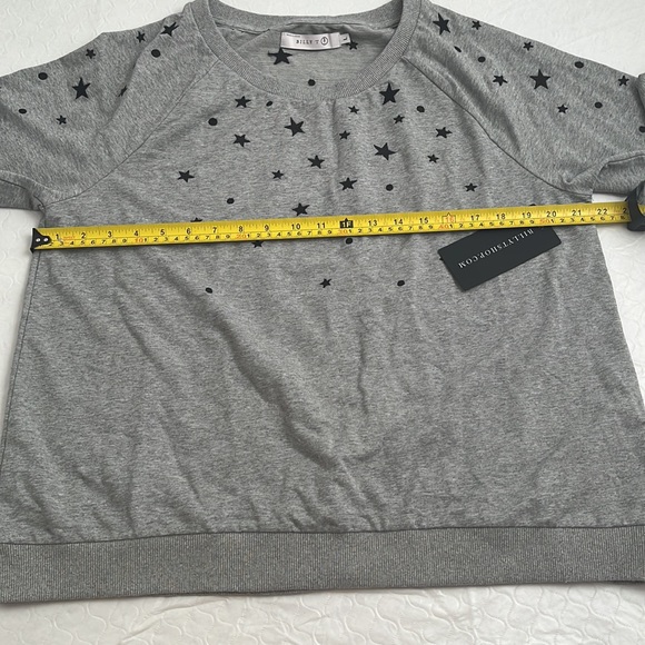 Billy T Galaxy Joggers in heather gray with black stars L - Picture 9 of 11